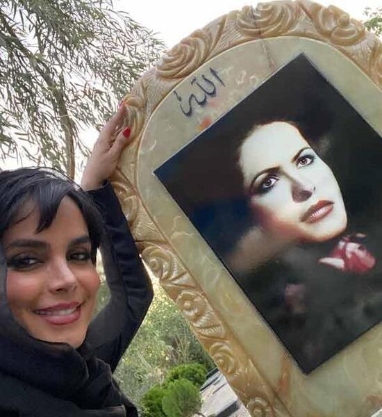 عکس آزاده مهدی زاده در سریال نیکان