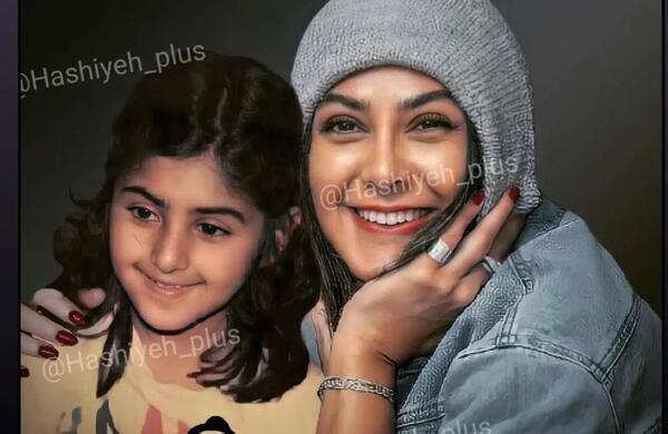 عکس های آزاده صمدی قبل از عمل بینی