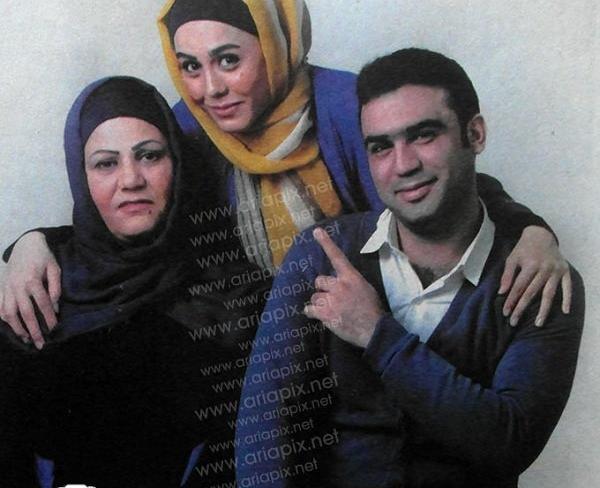 عکس آزاده زارعی و پدرش