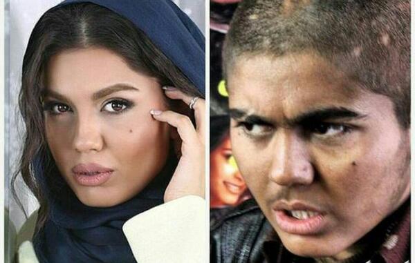 عکس آزاده زارعی در فیلم آمین