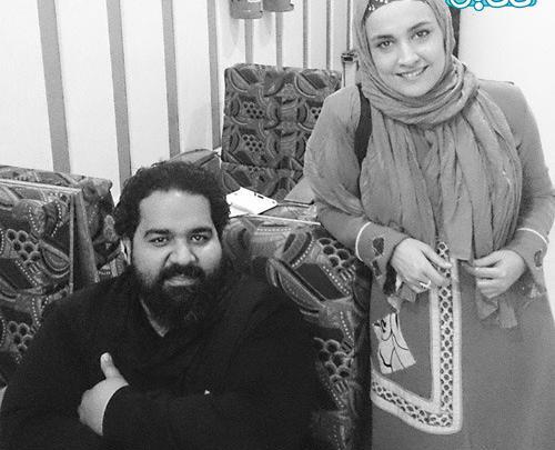 نرگس رنگين عکسهای آزاده آل ایوب وهمسرش