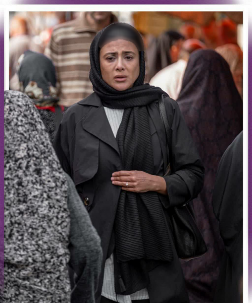 عکس آزاده صمدی با کلاه