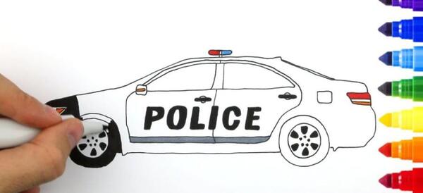 عکس ماشین پلیس آسان
