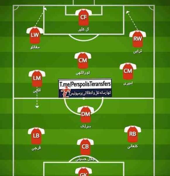 عکس عیسی آل کثیر بازیکن پرسپولیس