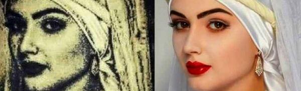 بازیگر عکس واقعی آسنات همسر حضرت یوسف