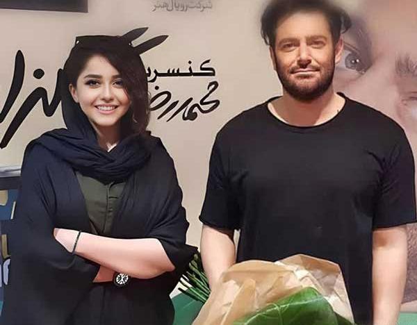 عکس رضا گلزار و همسرش ایسان