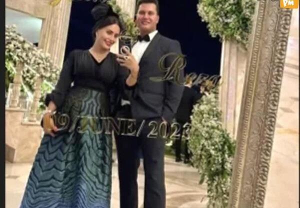 عکس آیسان آقاخانی در لباس عروس