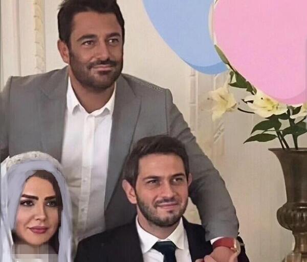 عکس آیسان آقاخانی در لباس عروس