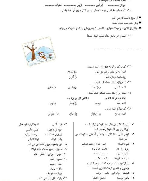عکس آرش کمانگیر کلاس چهارم