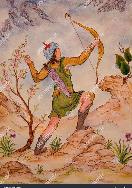 عکس آرش کمانگیر کودکانه