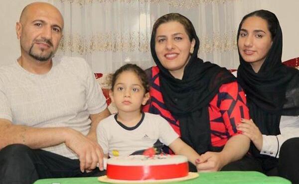 عکس پدر آرات حسینی