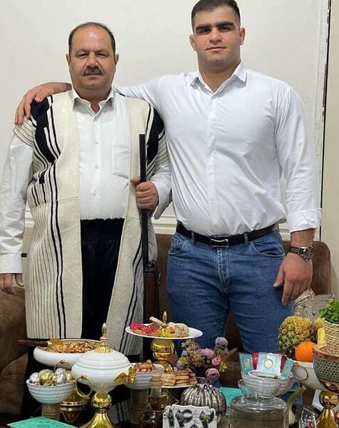 عکس امین میرزازاده کشتی گیر