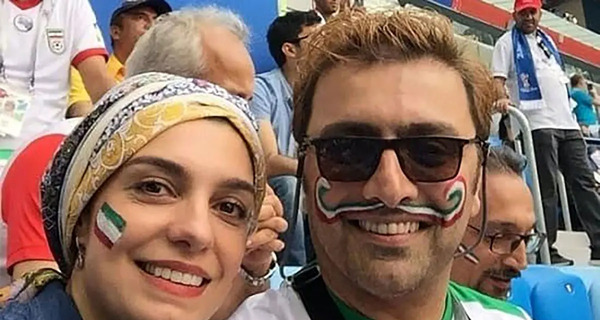 عکس عاشقانه امین زندگانی و الیکا عبدالرزاقی