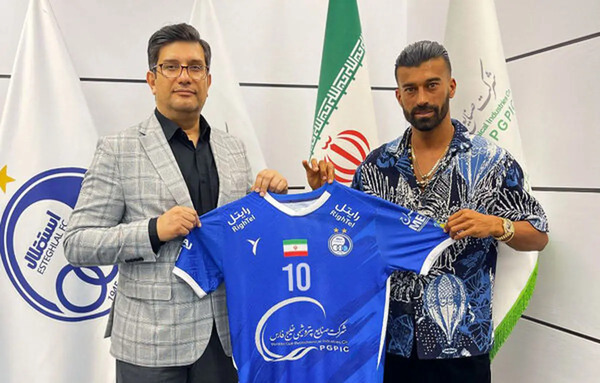 عکس رامین رضاییان با ماشینش