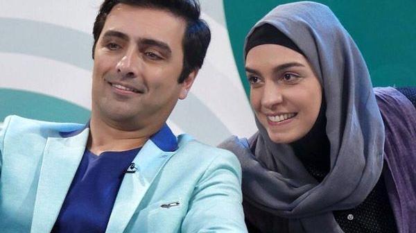 عکس امین حبیبی و همسرش