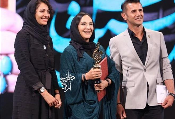عکس بازیگر امین حیایی و همسرش