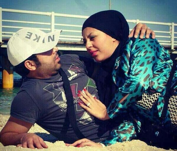 عکس احسان و سولماز قبل از تصادف