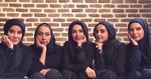 عکس زن احسان در فیلم هشت و نیم دقیقه