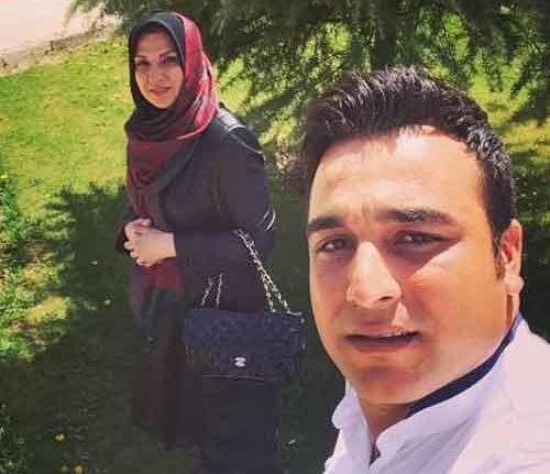 عکس احسان حدادی و همسرش