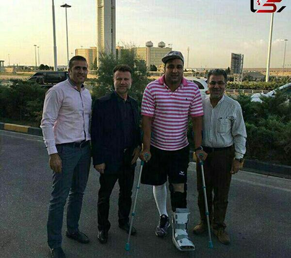 عکس احسان حدادی و همسرش