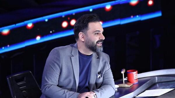 عکس احسان علیخانی با زنش
