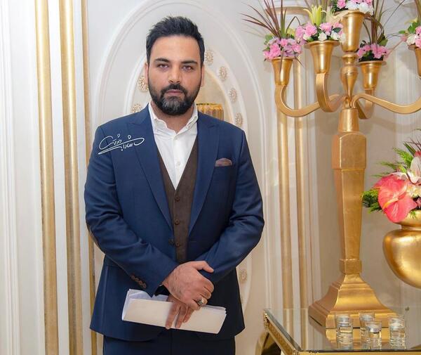 عکس احسان علیخانی بدون مو