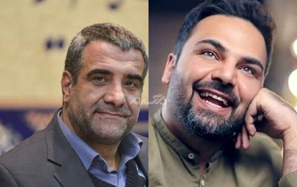 عکس احسان علیخانی و برادرش