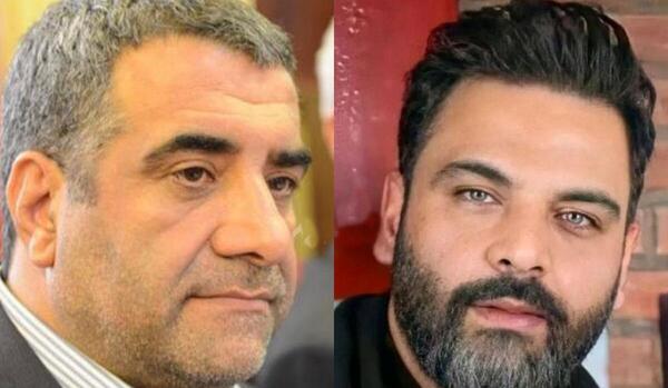 عکس احسان علیخانی و برادرش