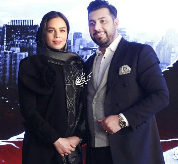 عکس جدید احسان خواجه امیری و همسرش