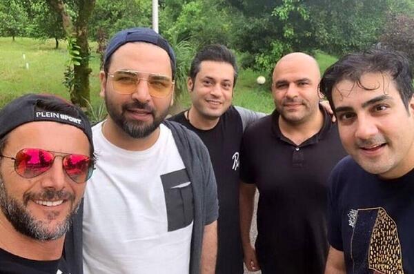 عکس احسان علیخانی قبل از عمل زیبایی