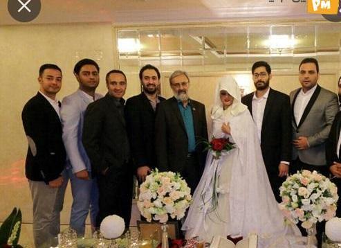 لیلا عکس عروسی احسان علیخانی و همسرش