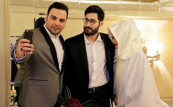 ماه عسل عکس عروسی احسان علیخانی و همسرش