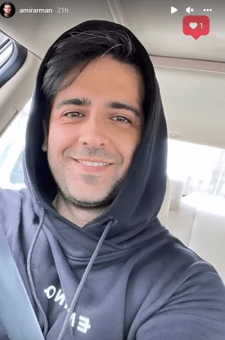 عکس امیر حسین ارمان و همسرش