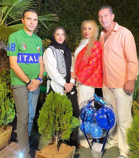 عکس امیر برومند و همسرش