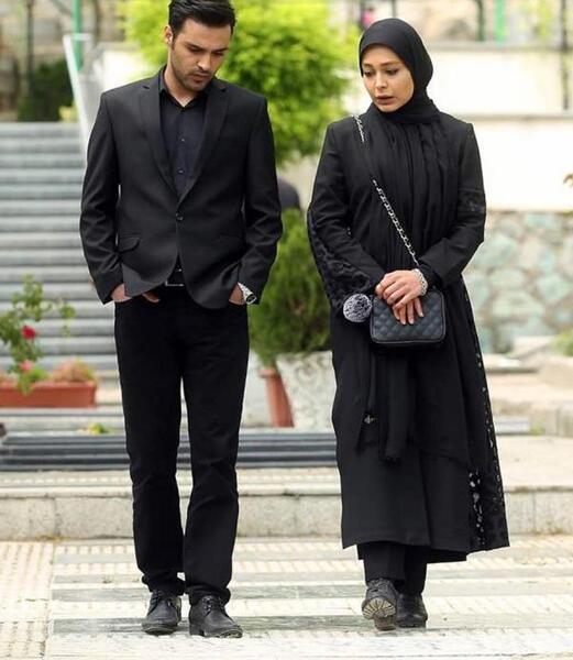 عکس امیر پورسلیم و همسرش