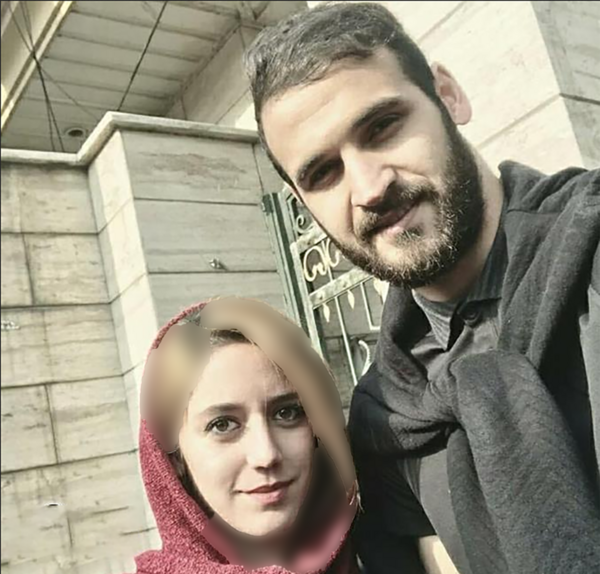 عکس احمدوند و همسرش