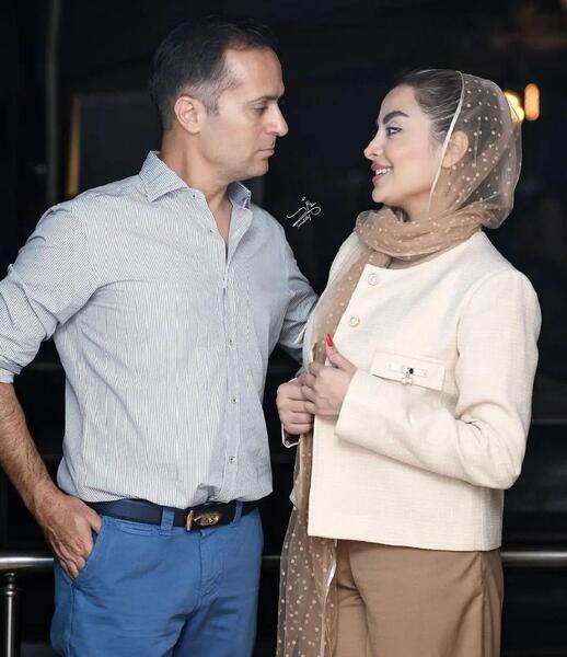 عکس احمد مهرانفر و زنش
