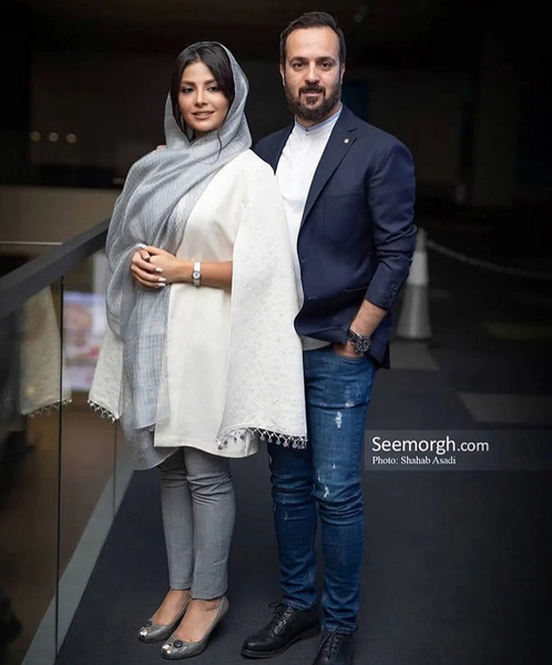 عکس احمد مهرانفر و زنش