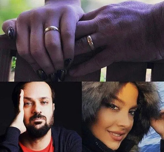 عکس احمد مهرانفر و زنش