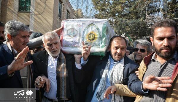 عکس جنازه شهید احمد کشوری
