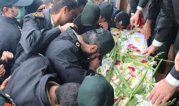 عکس جنازه شهید احمد کشوری