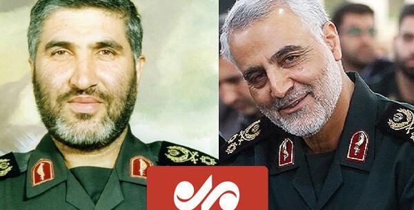 عکس احمد کاظمی و قاسم سلیمانی