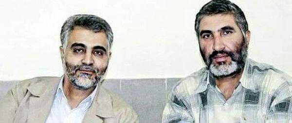 عکس احمد کاظمی و قاسم سلیمانی