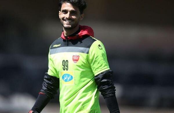 عکس احمد گوهری دروازه بان پرسپولیس