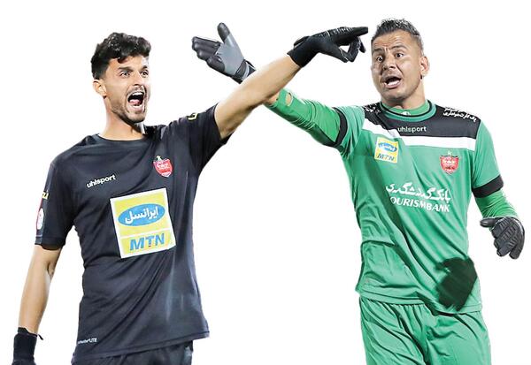 عکس احمد گوهری دروازه بان پرسپولیس