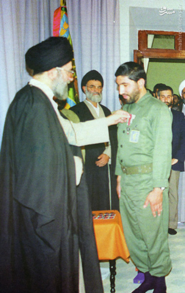 عکس شهید احمد کاظمی با سردار سلیمانی