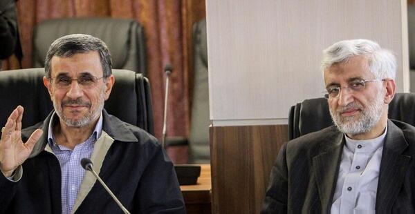 عکس احمدی نژاد و جلیلی