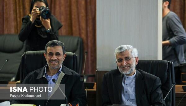 عکس احمدی نژاد و جلیلی