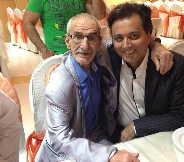 عکس احمد پور مخبر و همسرش
