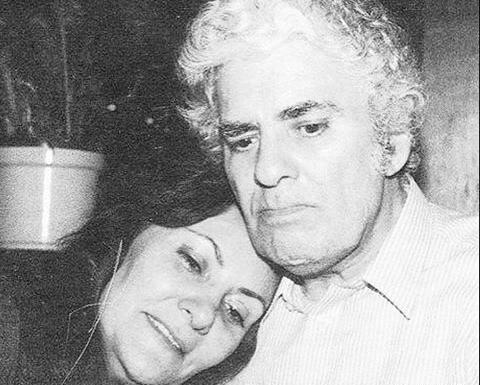 عکس احمد شاملو و همسرش آیدا